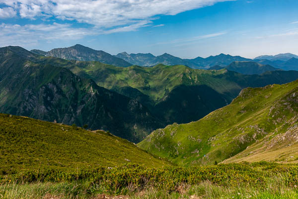 Cap des Lauses, 1892 m, vue ouest