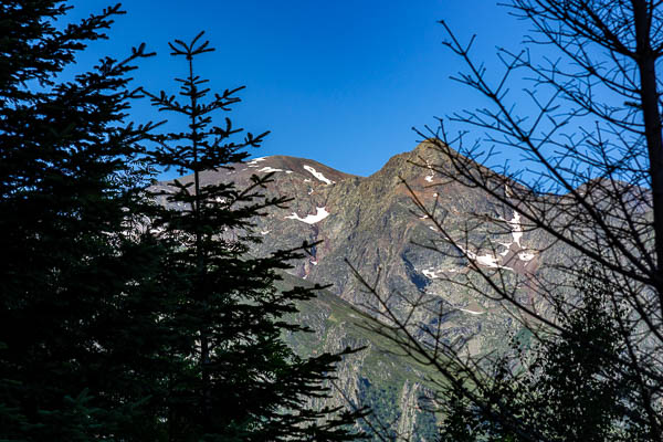 Pique d'Estats, 3143 m, et Montcalm, 3077 m