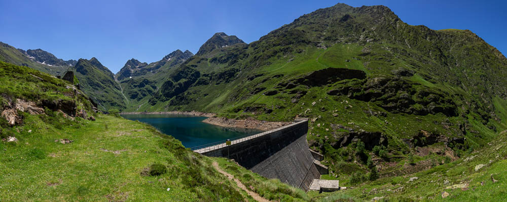 Lac et barrage d'Izourt, 1647 m