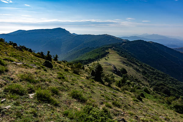 Crête frontière près de la Tagnarède