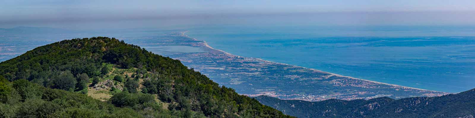 La plaine du Roussillon et la mer