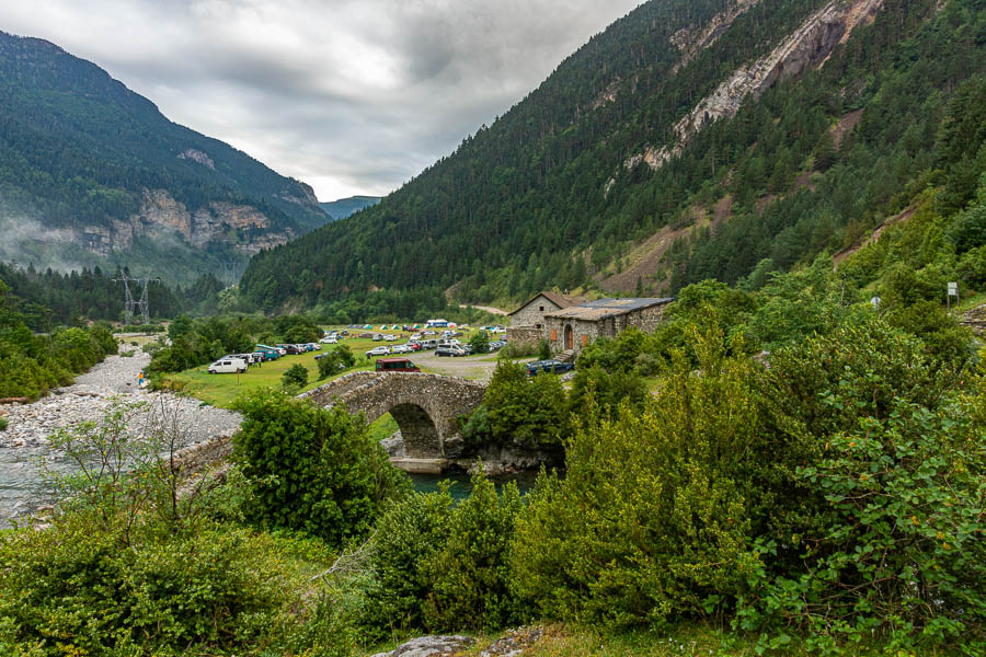 San Nicolás de Bujaruelo, 1335 m : pont médiéval