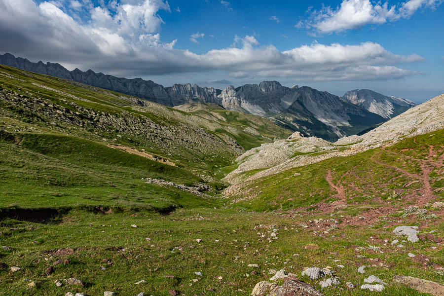 Col de Petraficha, 1960 m : vue ouest