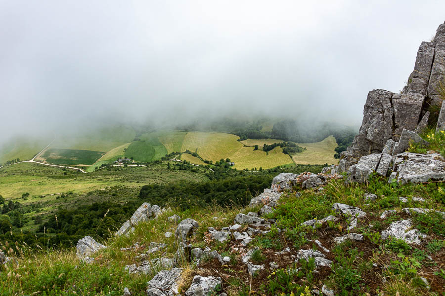 Vue depuis la crête