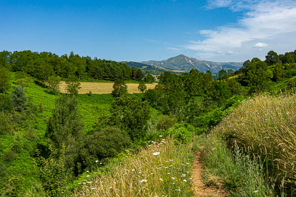 Sentier vers Mollo, pic de Costabonne