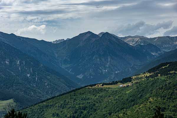 Vue vers Ulldeter, les Borregues, 2691 m