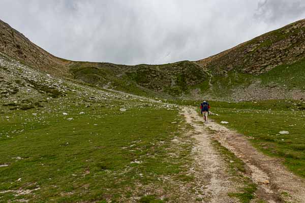 Montée vers coll de la Marrana