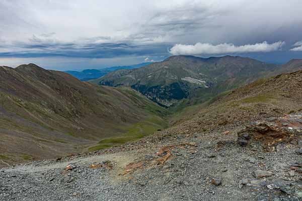 Coll de Noucreus : vue vers Núria