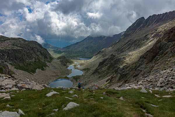 Estany Cap de Anglios depuis le  col des Estanyets, 2520 m