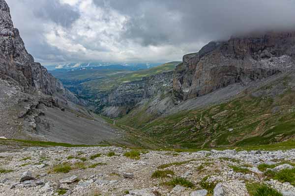 Col d'Añisclo : vue ouest