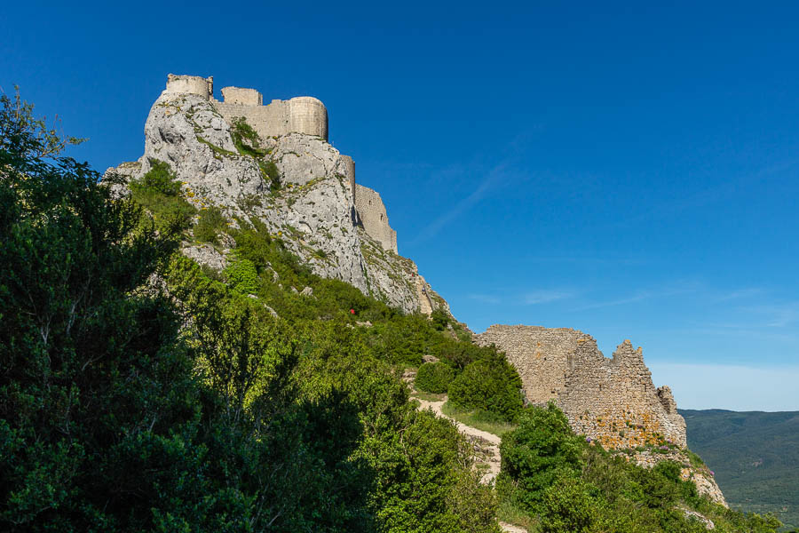 Château de Peyrepertuse : donjon Sant-Jordi