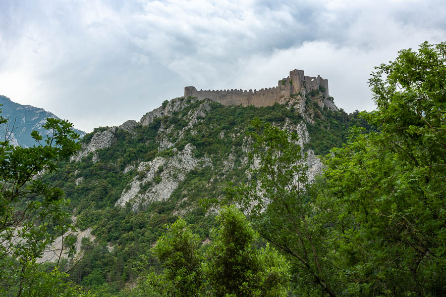 Château de Puilaurens vu du nord