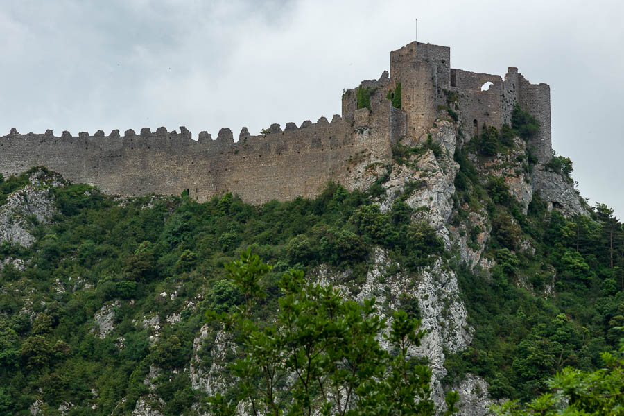 Château de Puilaurens vu du nord