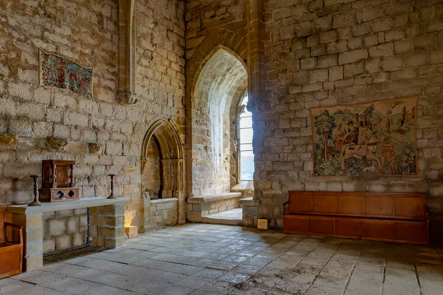 Château de Puivert : donjon, chapelle