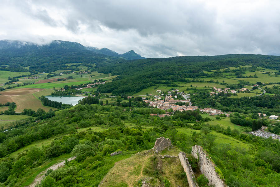 Puivert depuis le donjon