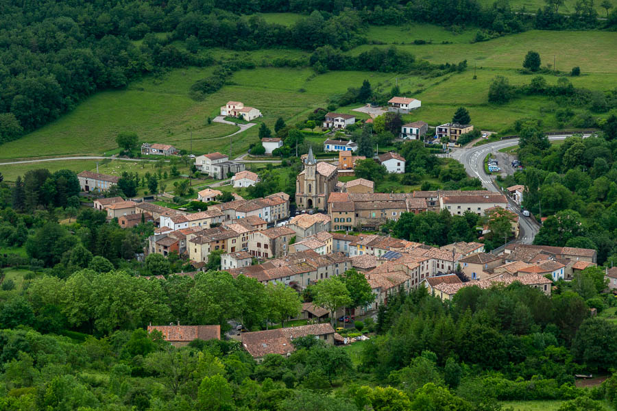 Puivert depuis le donjon