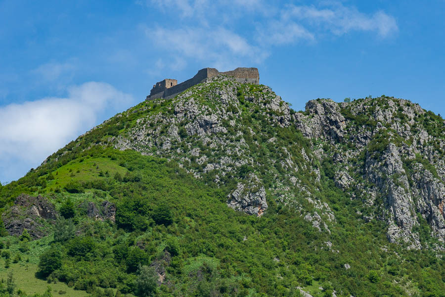 Château de Montségur depuis le sud