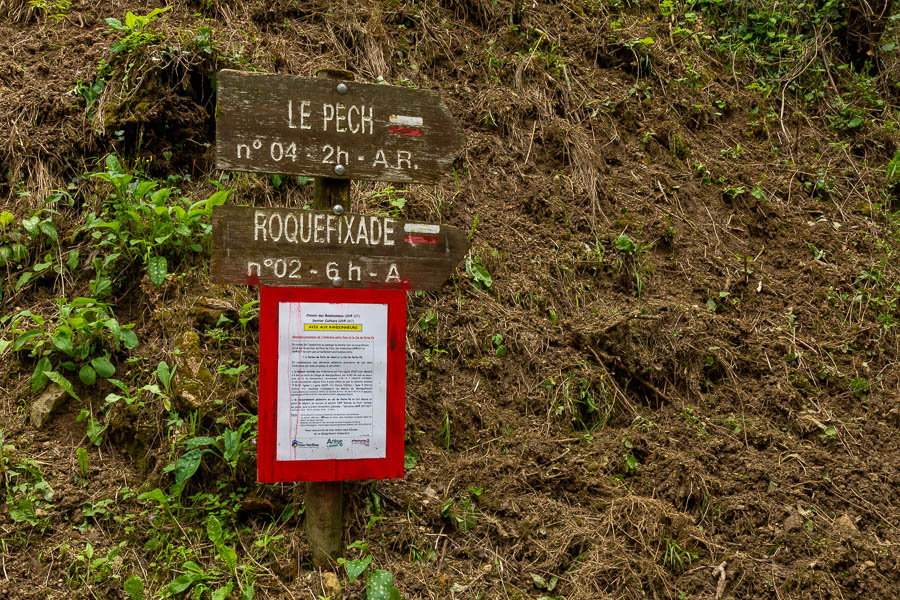 Fin du sentier cathare