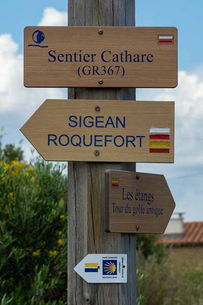 Départ du sentier cathare