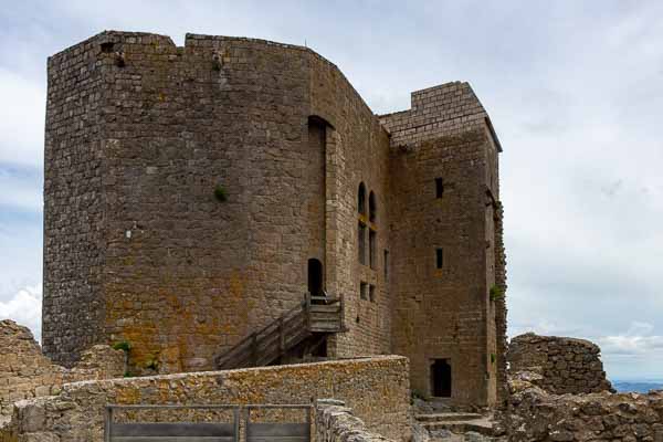 Quéribus : donjon