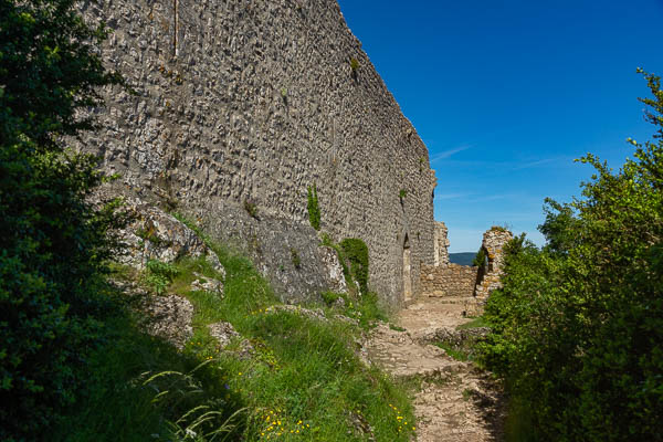 Peyrepertuse : entrée