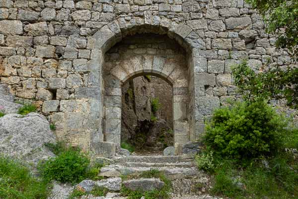 Château de Puilaurens : entrée