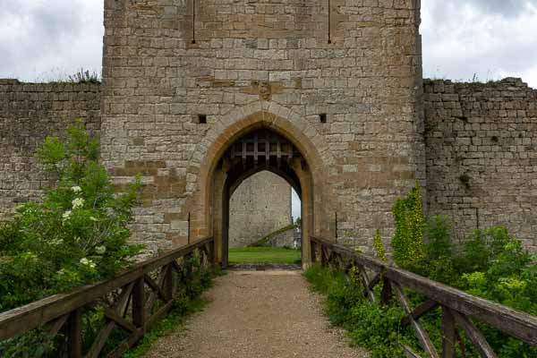 Château de Puivert : entrée