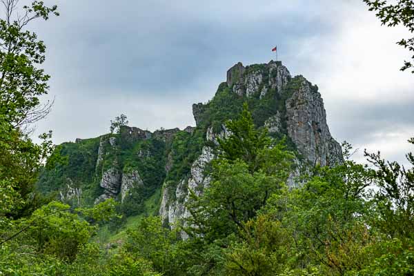 Château de Roquefixade, côté nord