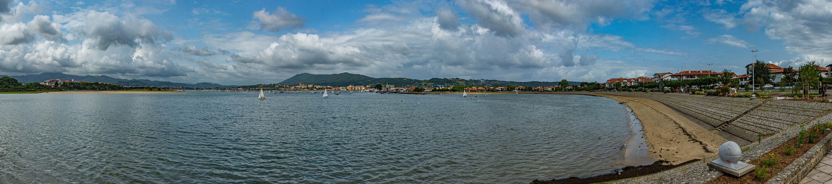 Hendaye-plage : baie de Chingoudy