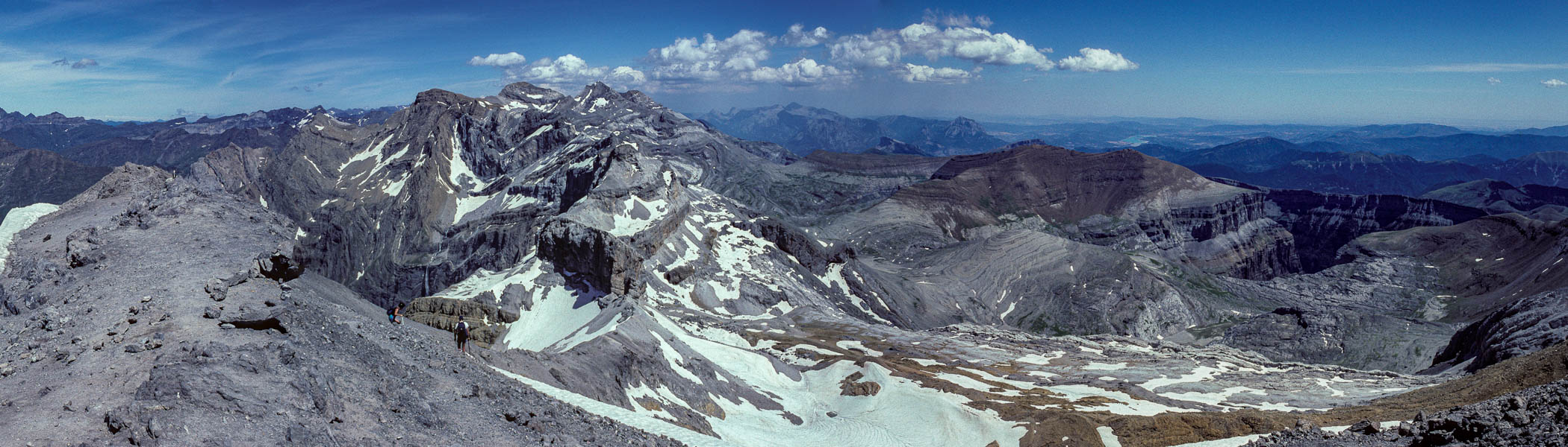 Gavarnie, sommet du Taillon : canyons espagnols