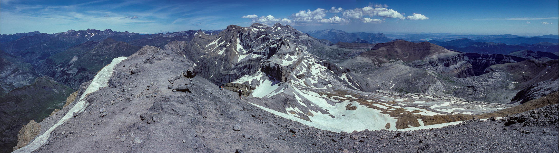 Gavarnie, sommet du Taillon : canyons espagnols