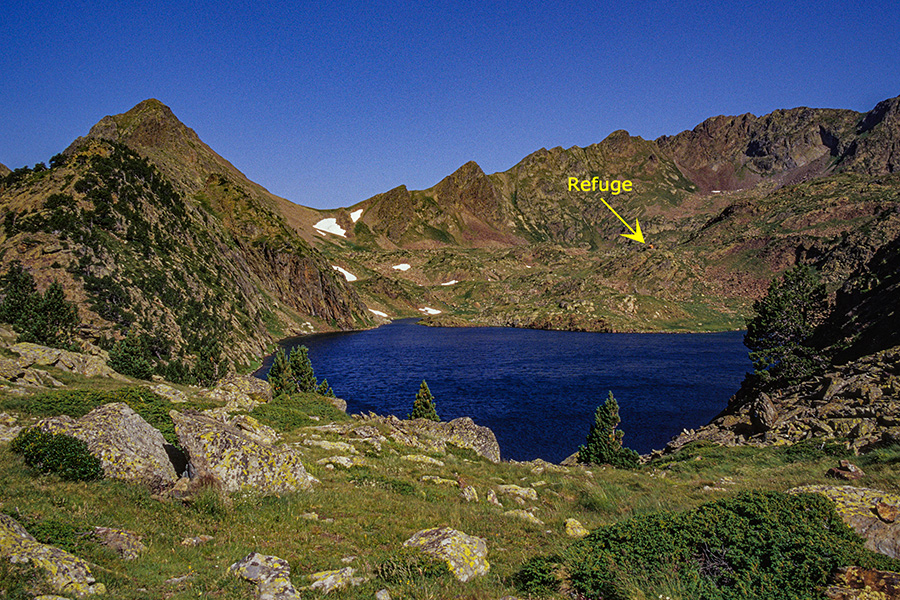 Lac et refuge de Baborte