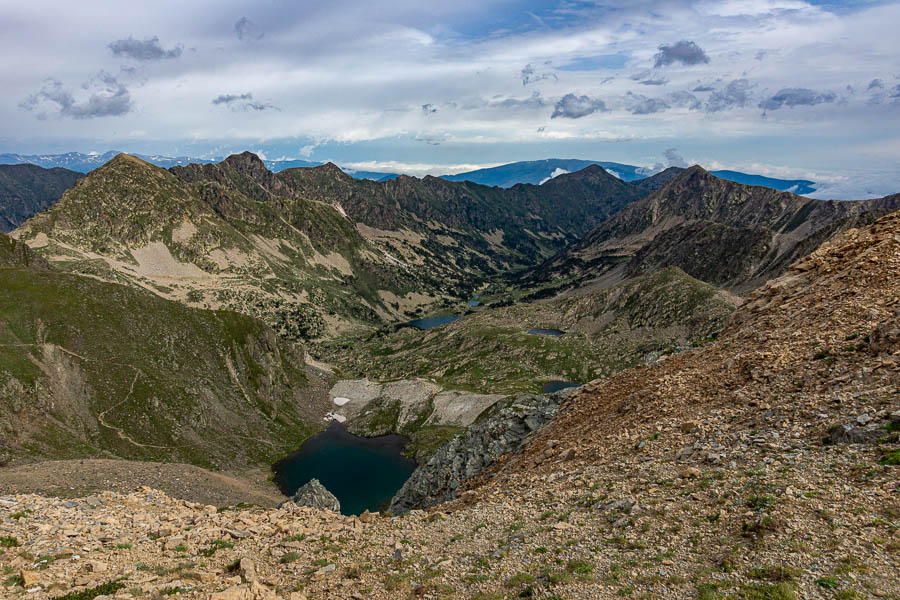 Coll de Carançà : vue nord