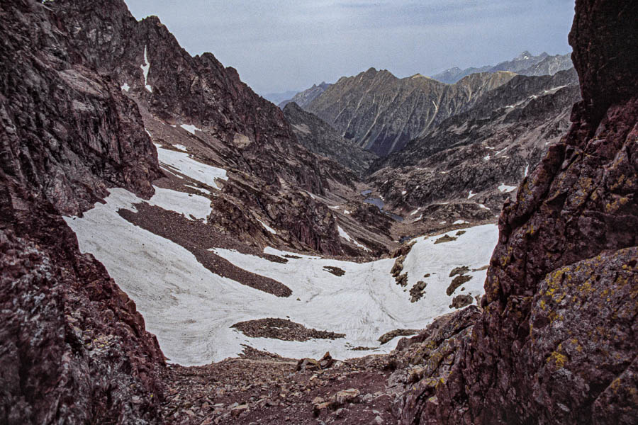 Port du Lavedan, 2617 m : côté nord