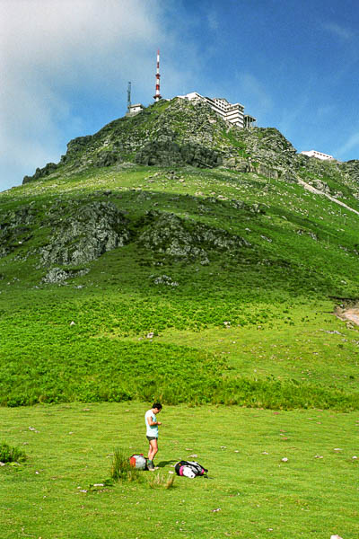 La Rhune, 900 m, du col Zizkouitz, borne 22