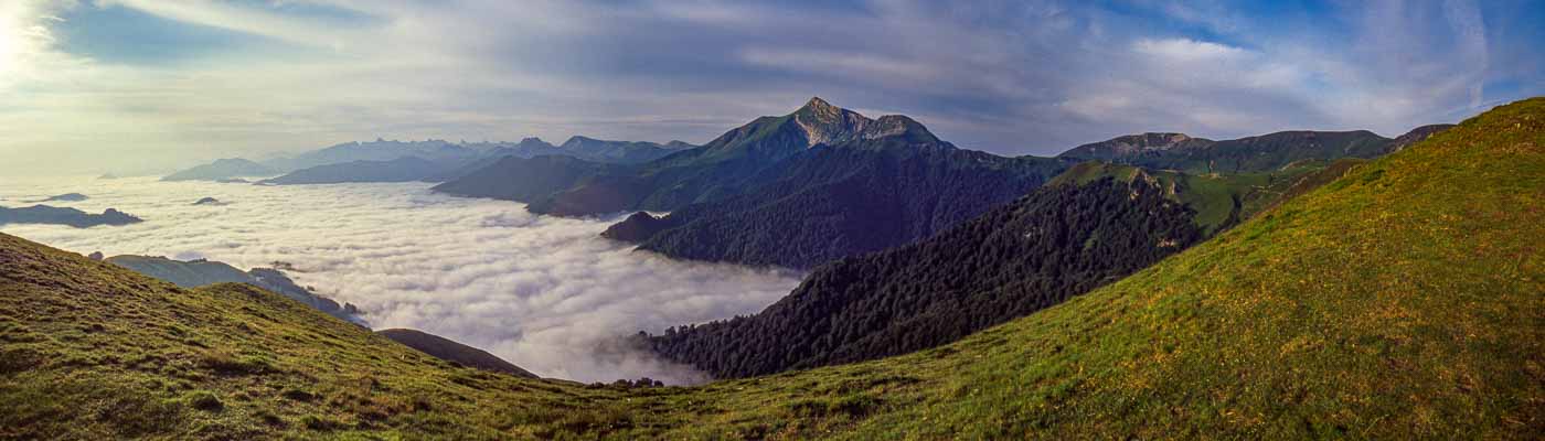 Montée matinale au pic d'Orhy