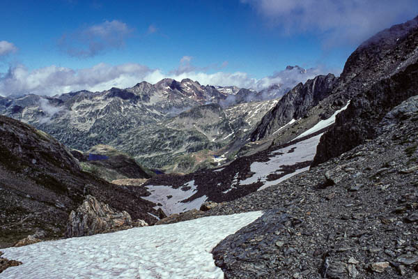 Vue est du col de la Fache, 2664 m