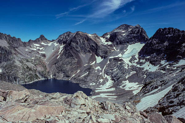 Cols de Litérole, lac du Portillon et Perdiguère