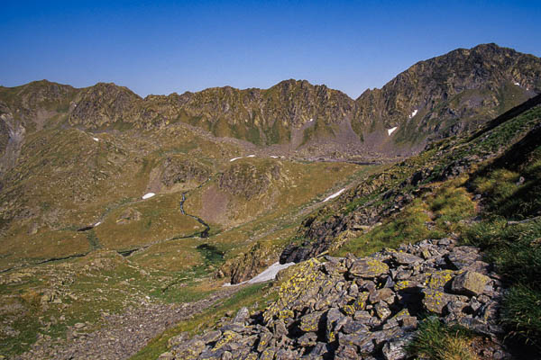 Col de Curios : vue ouest