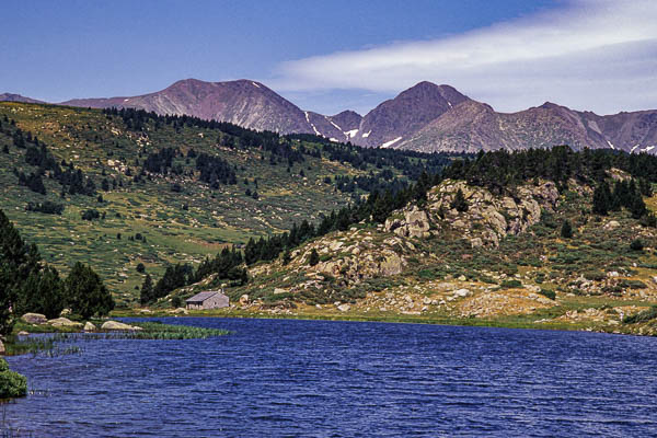 Étang de Pradeilles, pic Carlit