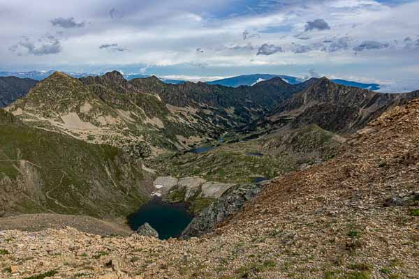 Coll de Carançà : vue nord