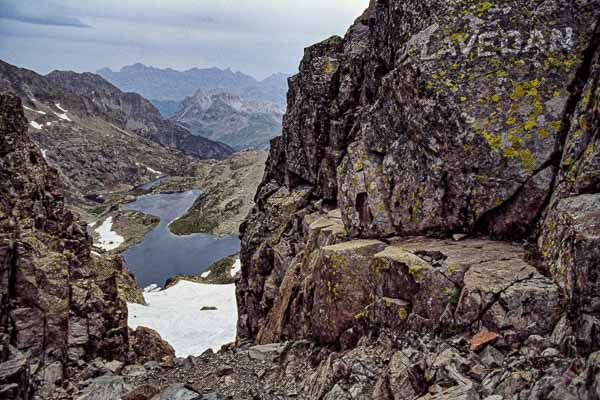 Port du Lavedan, 2617 m : côté sud