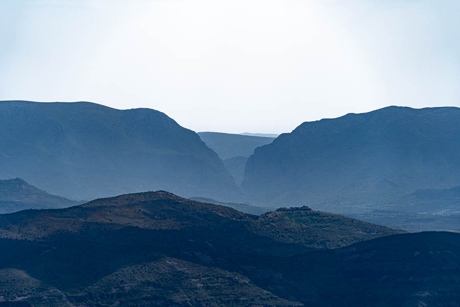 Congost de Mont-rebei depuis la serra de Sant Gervàs