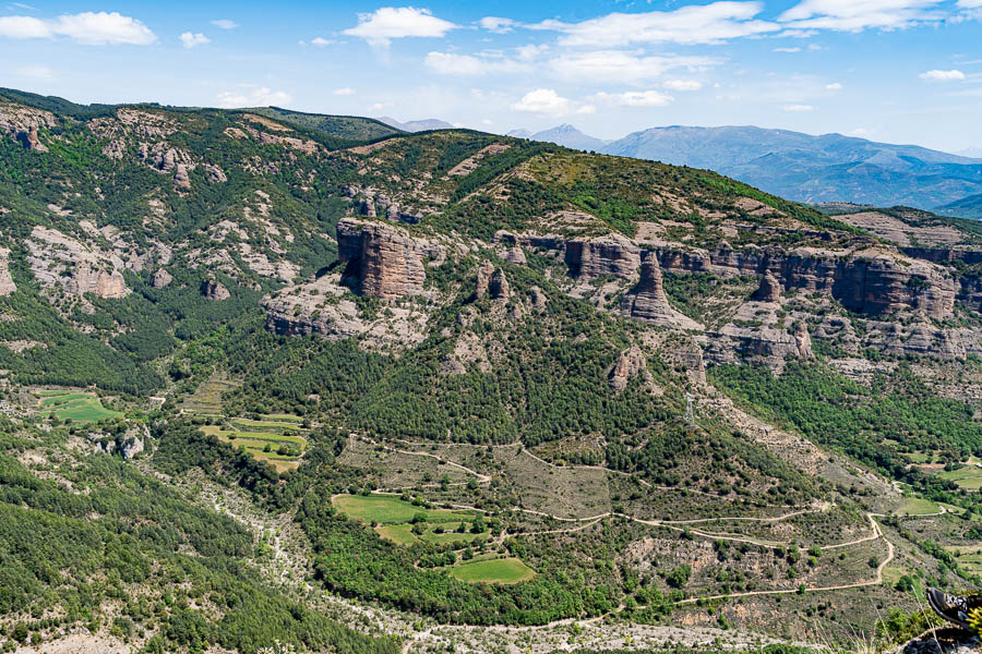 Serra de Sant Salvador : vue nord