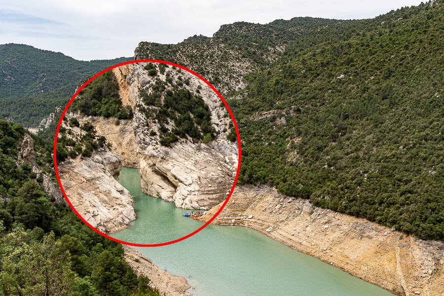 Congost del Seguer, passerelle vers l'Aragon