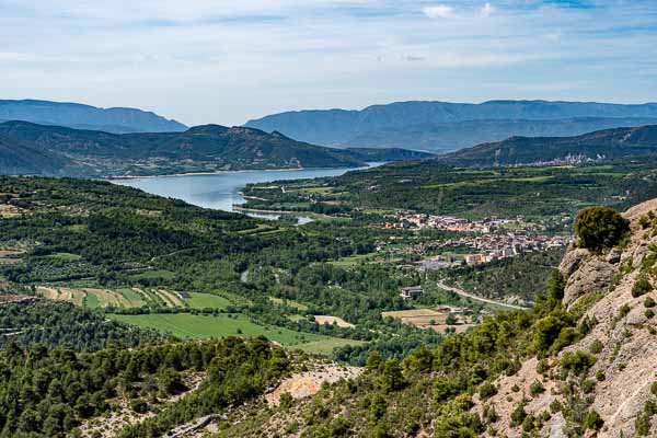 Pantà de Sant Antoni et la Pobla de Segur