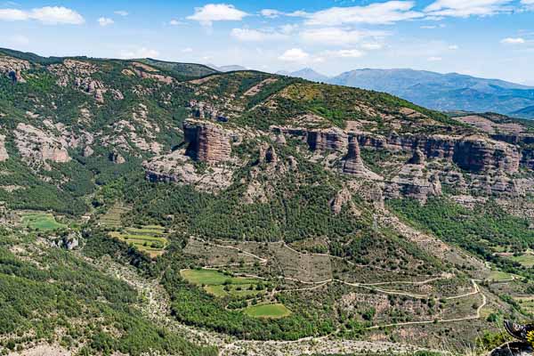 Serra de Sant Salvador : vue nord