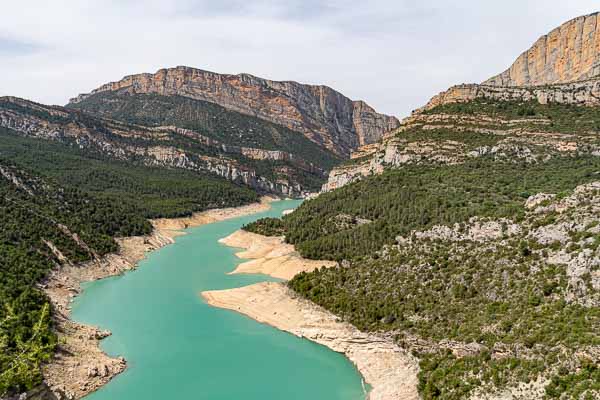 Pantà de Canelles, Montsec d'Estall