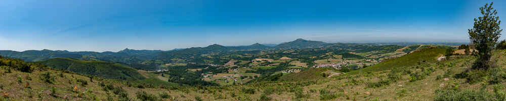 Vue de la chapelle d'Arantze