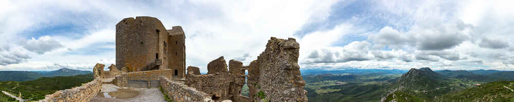 Château de Quéribus : donjon